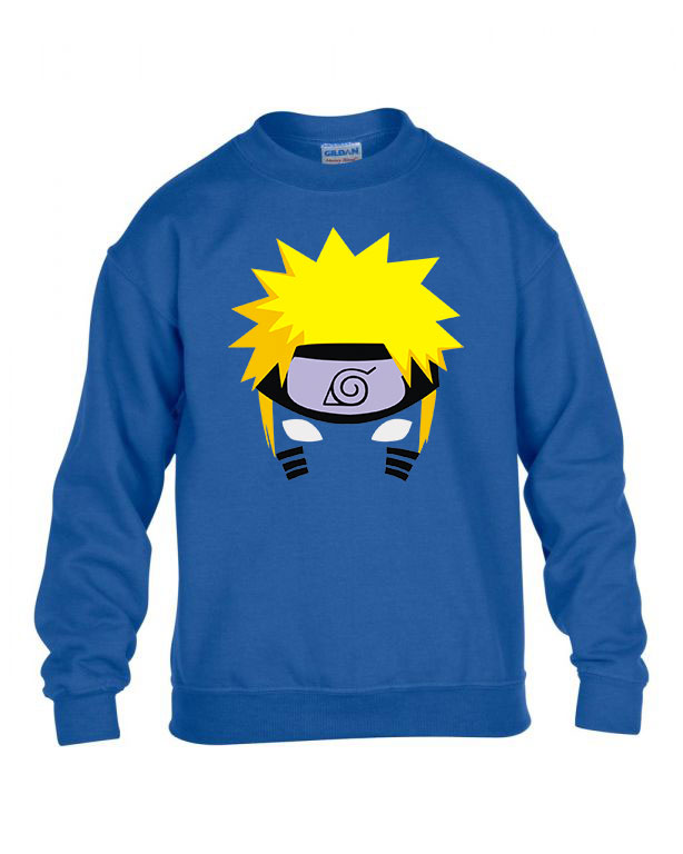 naruto Kék Gyerek Pulóver
