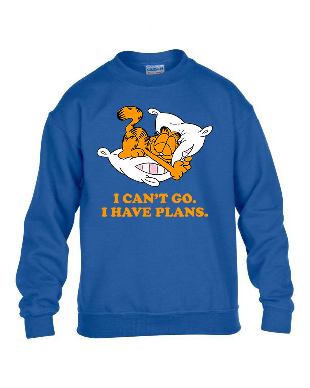 garfield alvós lusta Kék Gyerek Pulóver