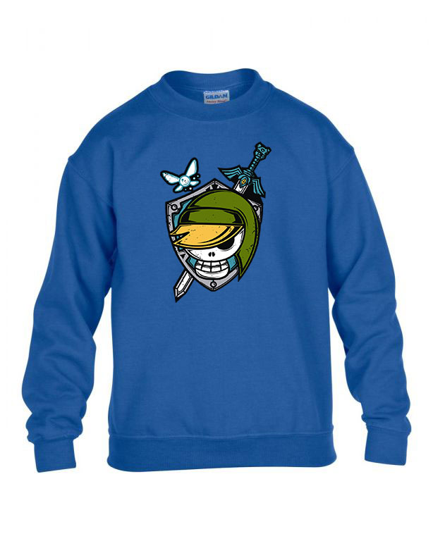 zelda link Kék Gyerek Pulóver