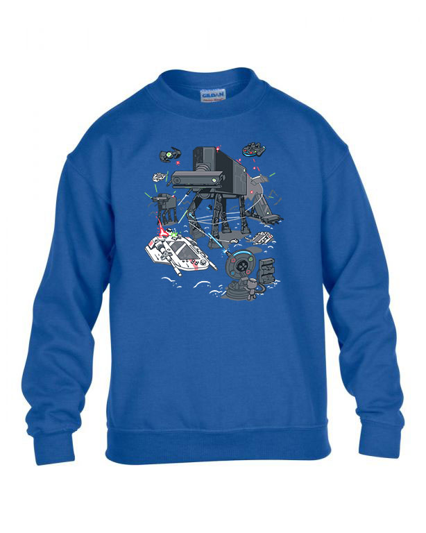 konzol gamer console joystick star wars Kék Gyerek Pulóver