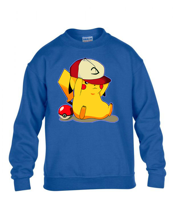 pokemon pikachu Kék Gyerek Pulóver