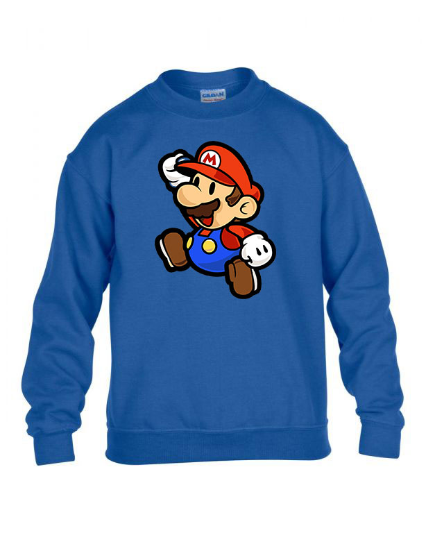 super mario Kék Gyerek Pulóver