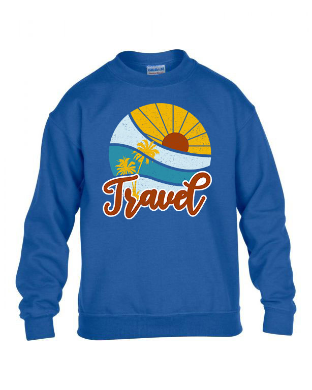 travel utazás nyaralás Kék Gyerek Pulóver