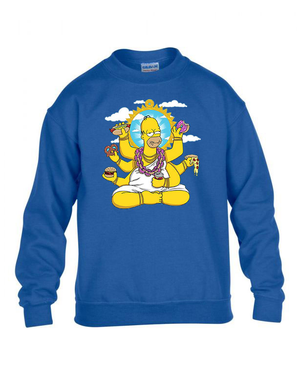 homer simpson Kék Gyerek Pulóver