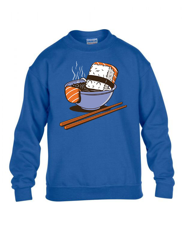 sushi szusi Kék Gyerek Pulóver