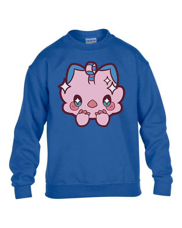 Biyomon digimon Kék Gyerek Pulóver