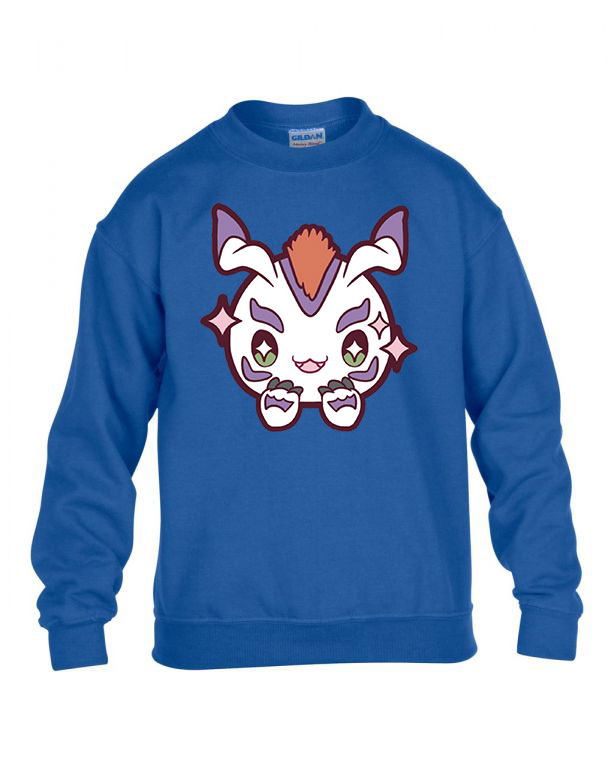 digimon gomamon Kék Gyerek Pulóver