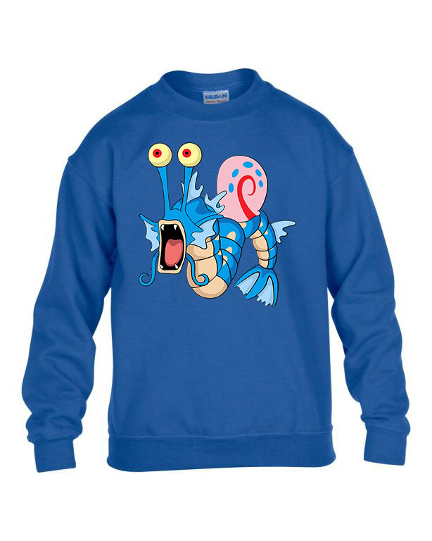 gyarados gary spongya bob Kék Gyerek Pulóver