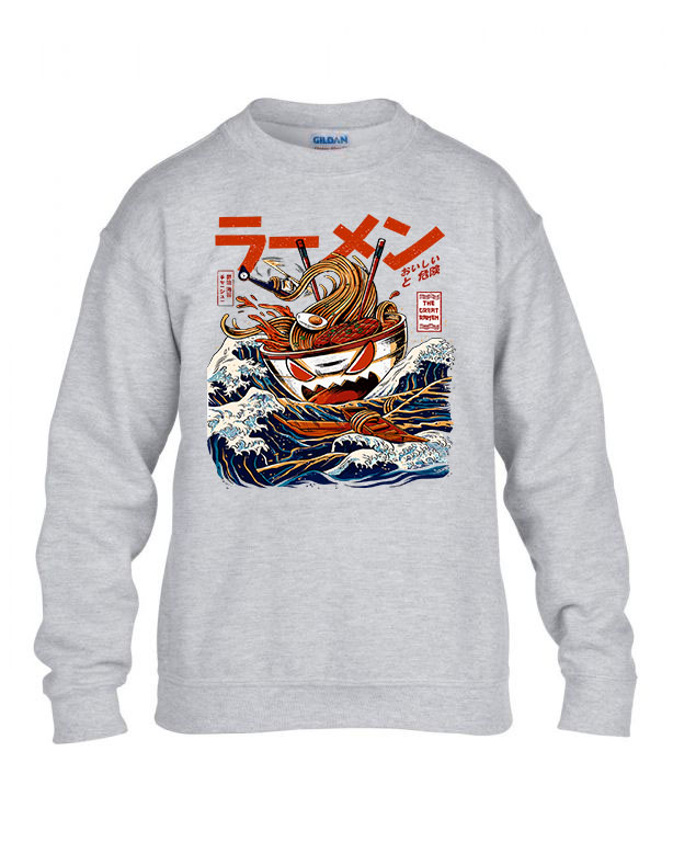 japán ramen Sportszürke Gyerek Pulóver