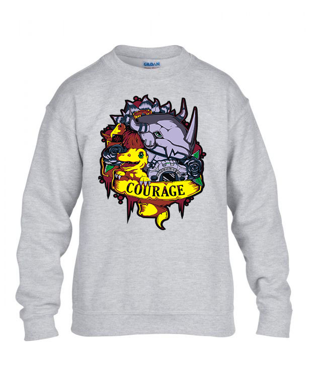 digimon agumon Sportszürke Gyerek Pulóver