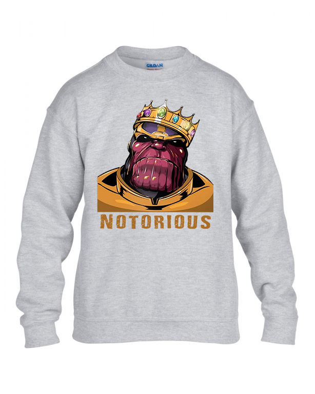thanos Sportszürke Gyerek Pulóver
