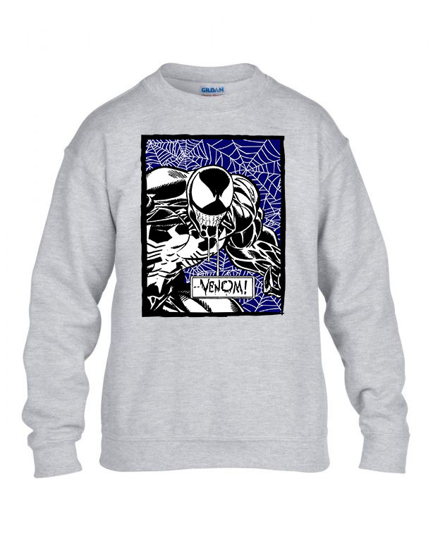 venom Sportszürke Gyerek Pulóver
