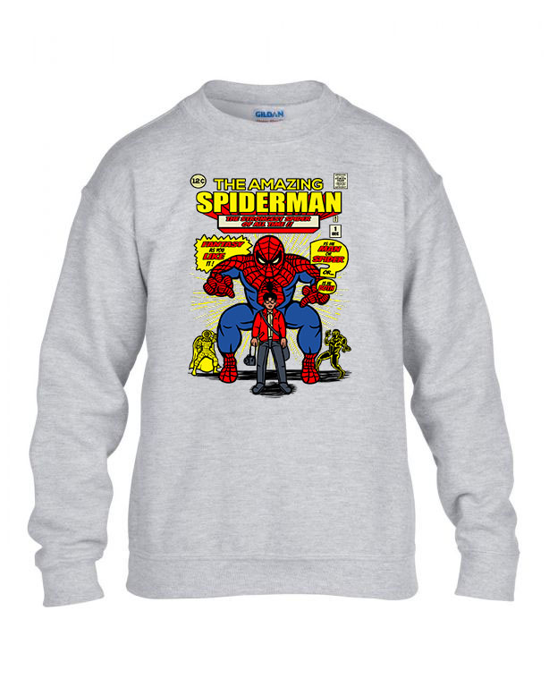 Amazing Spider Man pókember Sportszürke Gyerek Pulóver