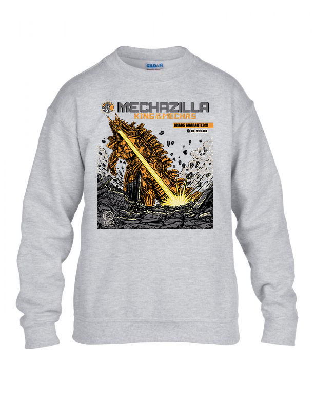 godzilla Sportszürke Gyerek Pulóver