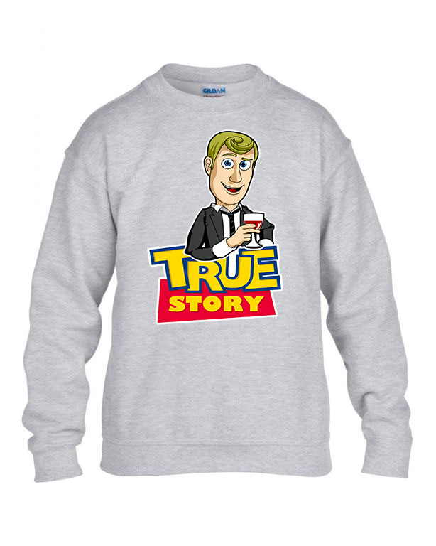 barney stinson humor true story Sportszürke Gyerek Pulóver