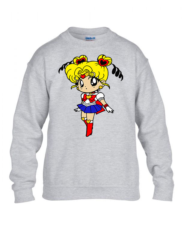 sailor moon Sportszürke Gyerek Pulóver