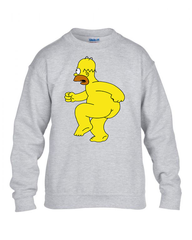homer simpson Sportszürke Gyerek Pulóver