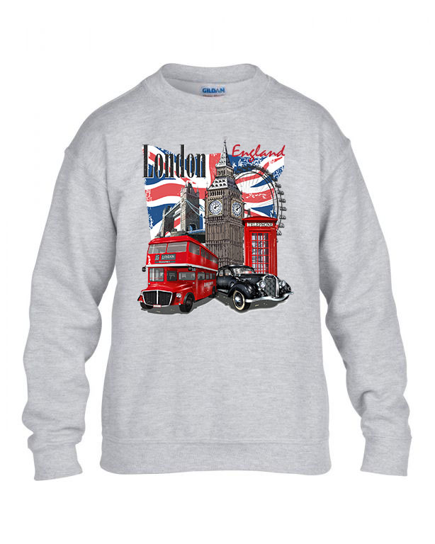 London anglia nagy britannia england Sportszürke Gyerek Pulóver