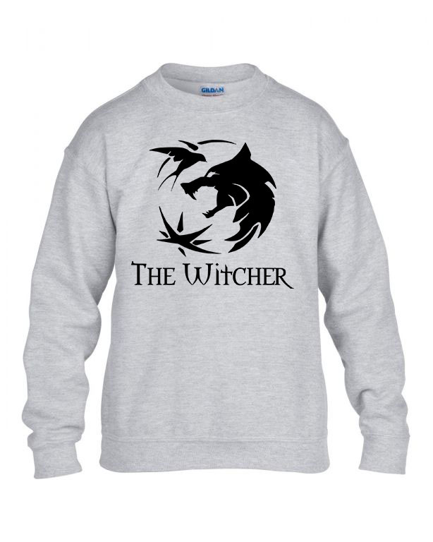 A Vaják The Witcher Sportszürke Gyerek Pulóver