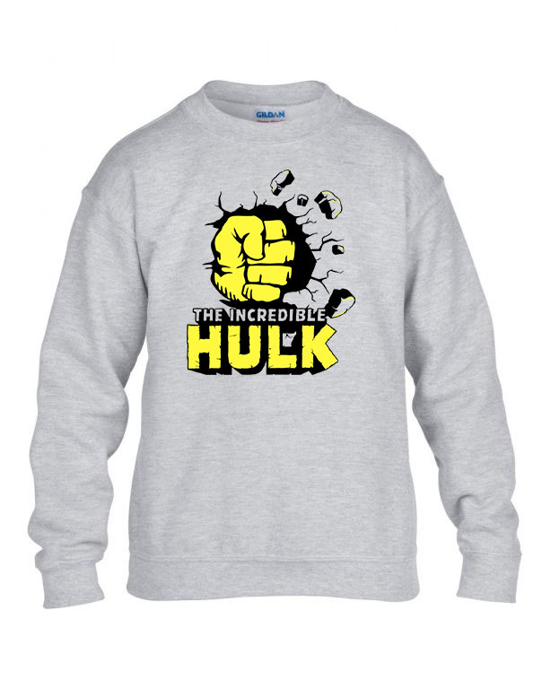 avengers bosszúállók hulk Sportszürke Gyerek Pulóver