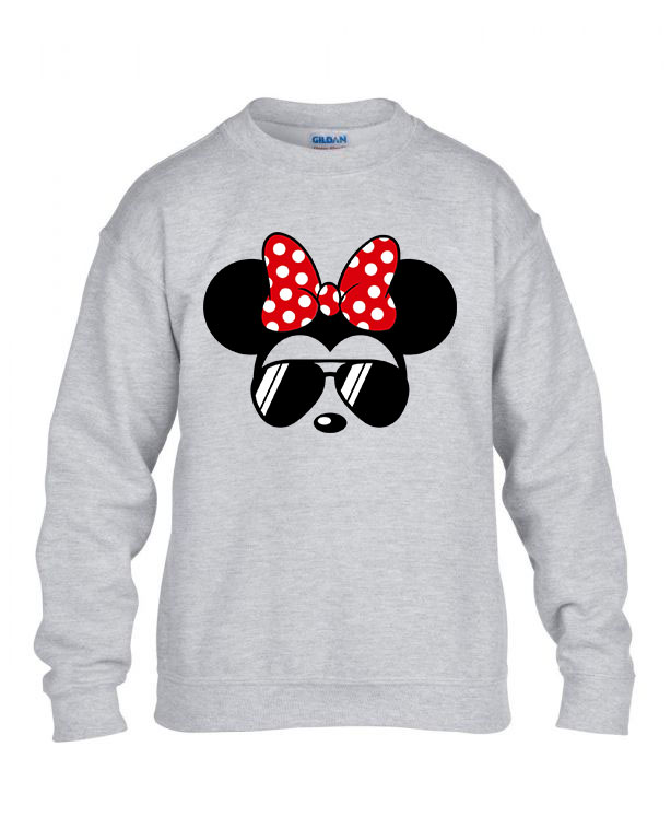 Minnie Egér Sportszürke Gyerek Pulóver