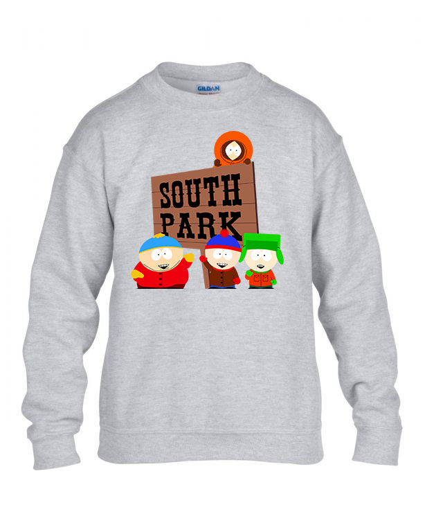 south park cartman kyle kenny stan Sportszürke Gyerek Pulóver