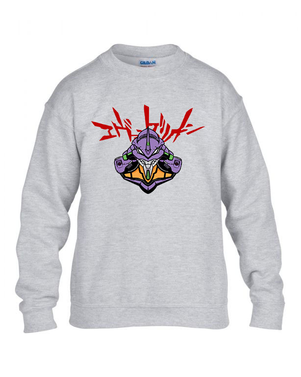 evangelion eva unit Sportszürke Gyerek Pulóver