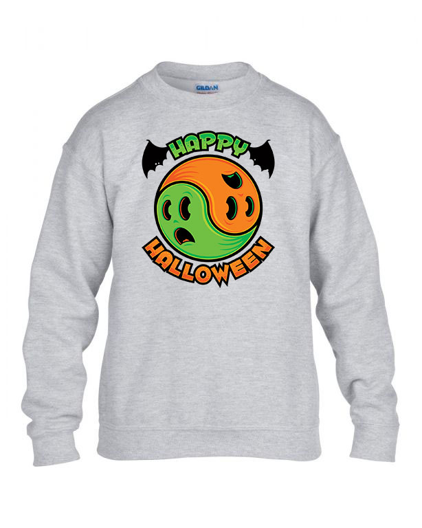 halloween Sportszürke Gyerek Pulóver