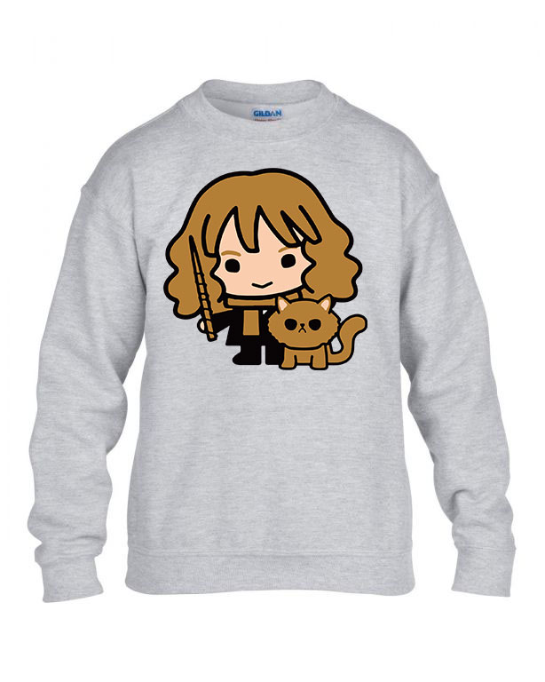Harry Potter hermione granger csámpás Sportszürke Gyerek Pulóver