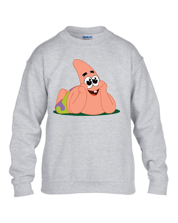 csillag patrik spongya bob Sportszürke Gyerek Pulóver
