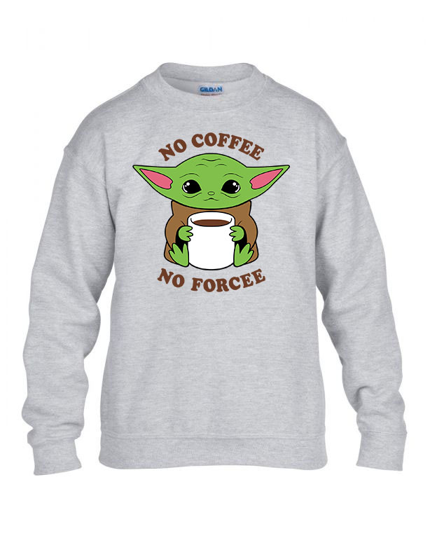baba yoda baby yoda mandalorian Sportszürke Gyerek Pulóver