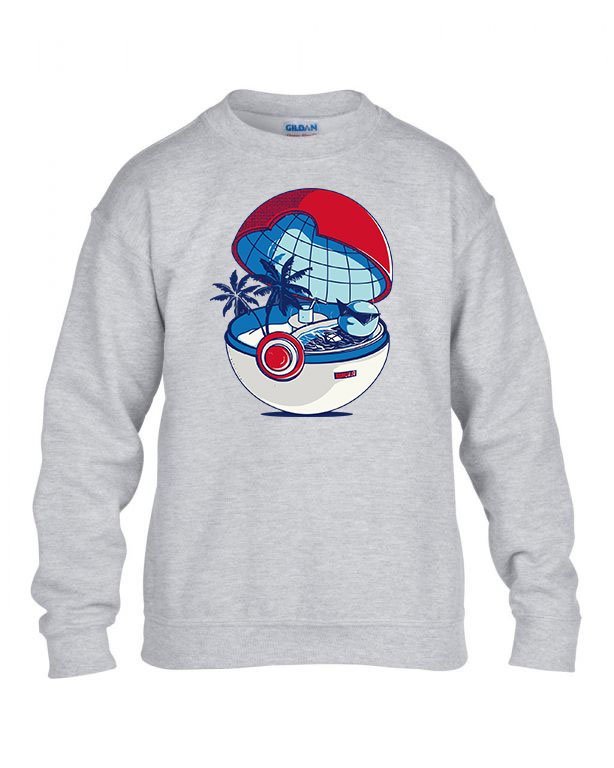 pokemon squirtle Sportszürke Gyerek Pulóver