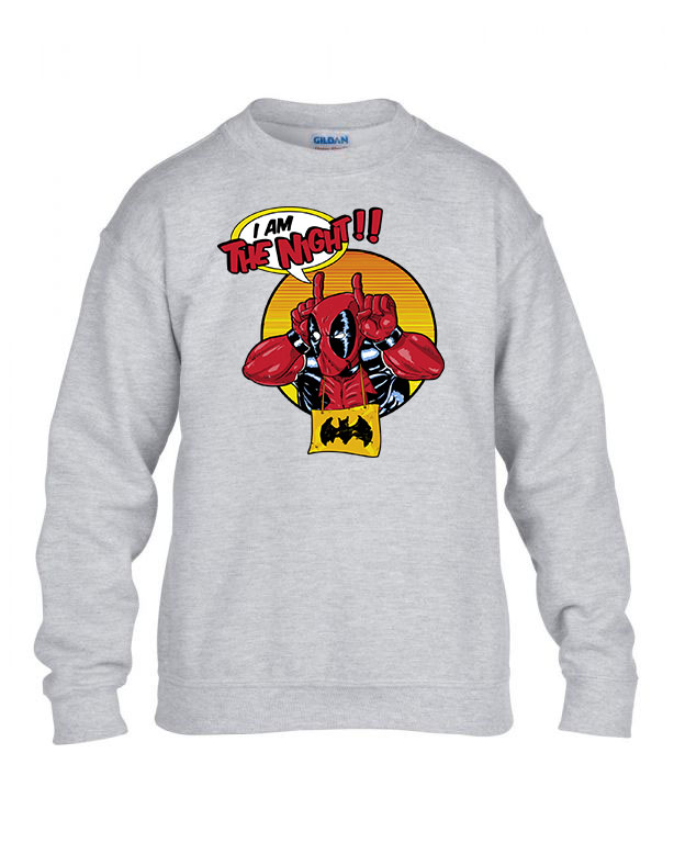 deadpool batman Sportszürke Gyerek Pulóver