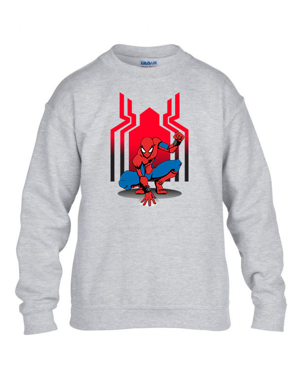 spider man pókember avengers Sportszürke Gyerek Pulóver