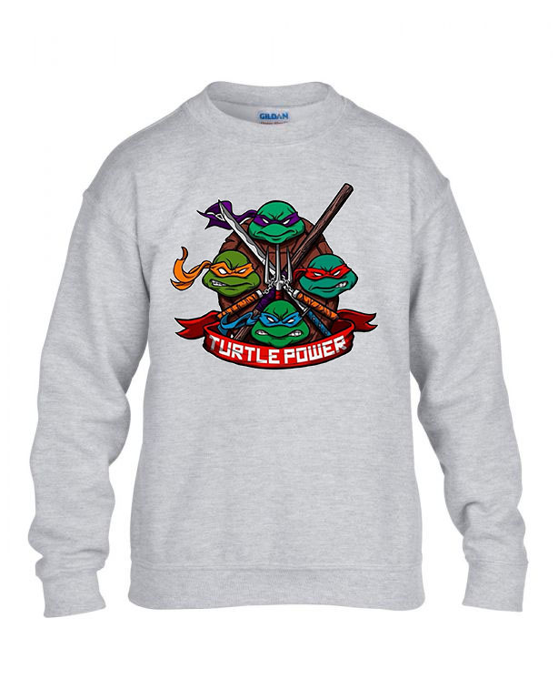 tmnt tini ninja teknőcök Sportszürke Gyerek Pulóver