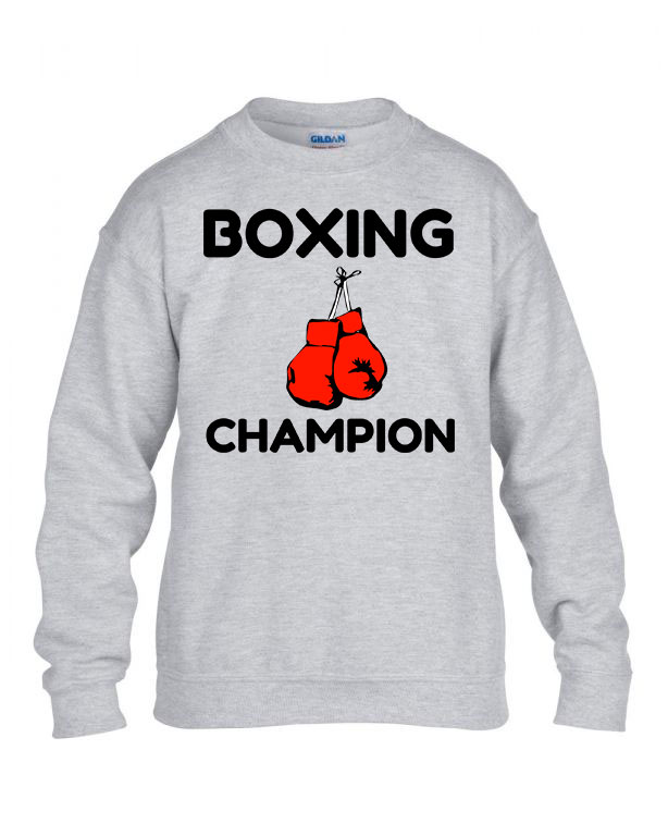box boxolás boxoló Sportszürke Gyerek Pulóver
