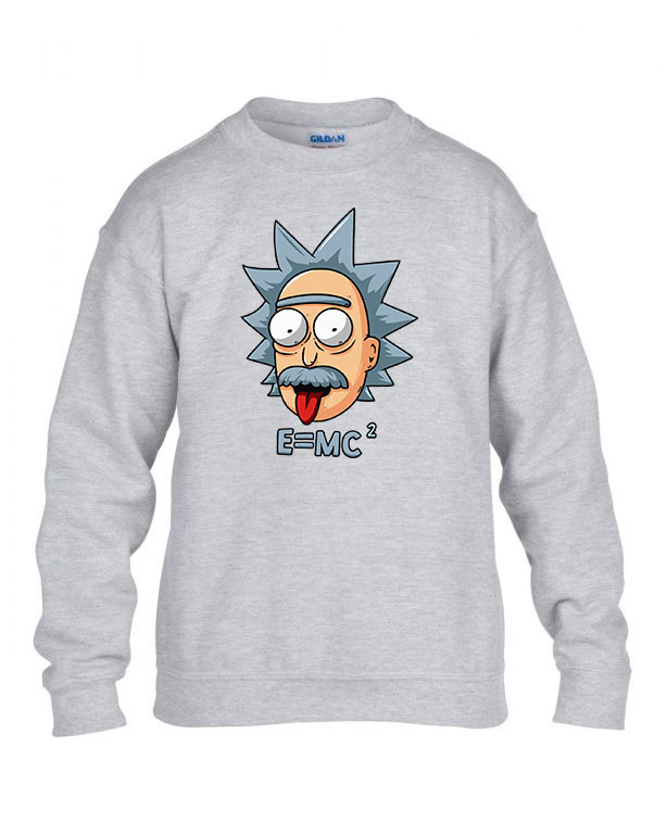 rick és morty Sportszürke Gyerek Pulóver