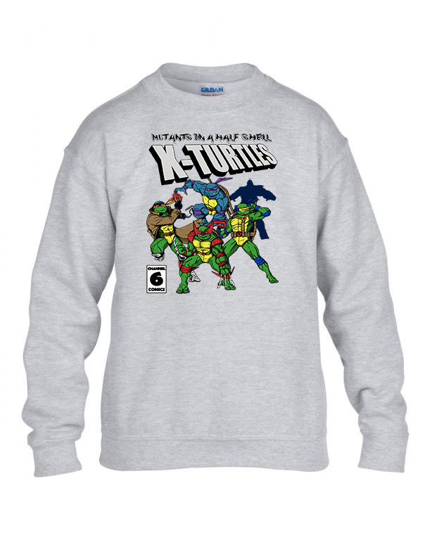 tini ninja teknőcök tmnt Sportszürke Gyerek Pulóver