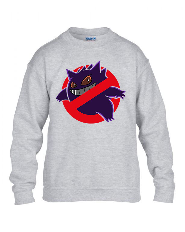 Gengar pokemon Sportszürke Gyerek Pulóver