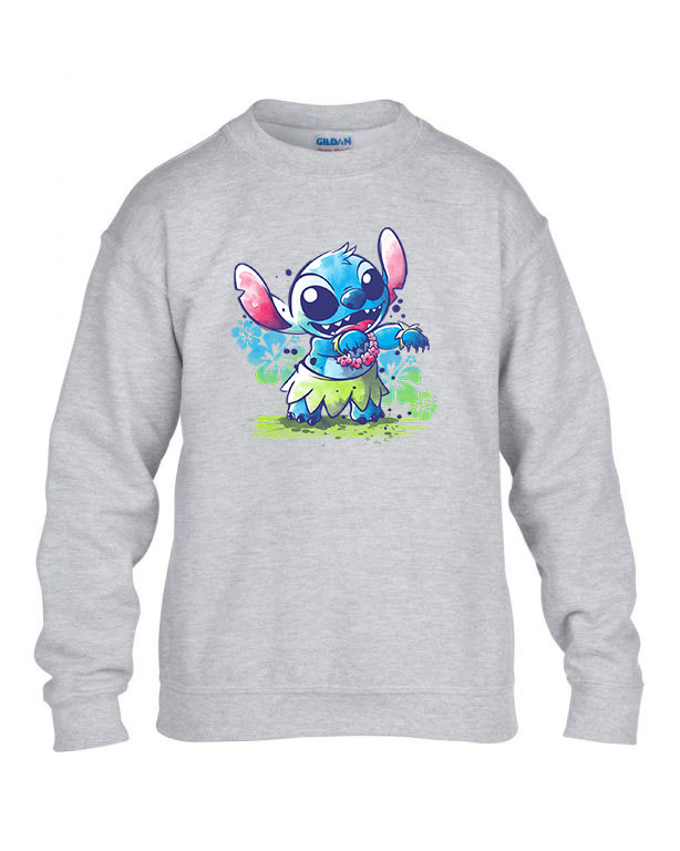 stitch Sportszürke Gyerek Pulóver
