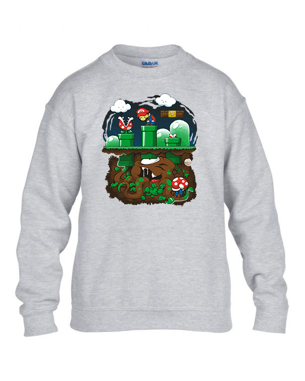 super mario Sportszürke Gyerek Pulóver