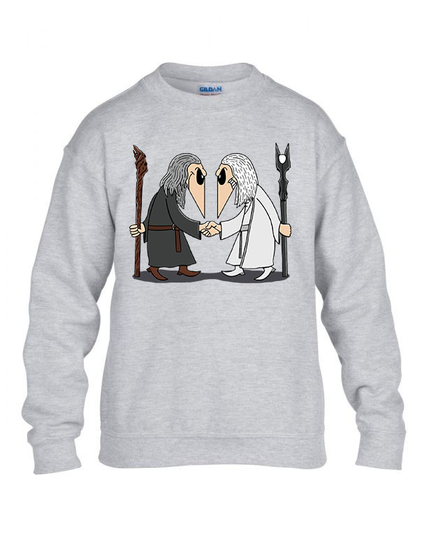 gandalf szarumán Sportszürke Gyerek Pulóver