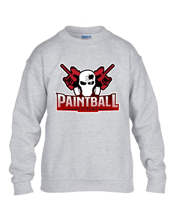 paintball Sportszürke Gyerek Pulóver