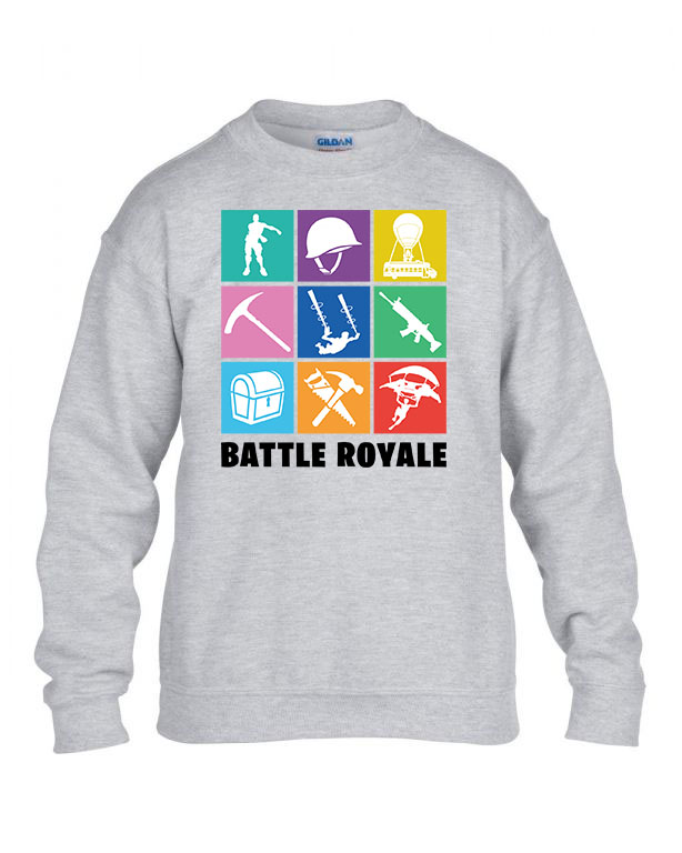 fortnite emot Sportszürke Gyerek Pulóver