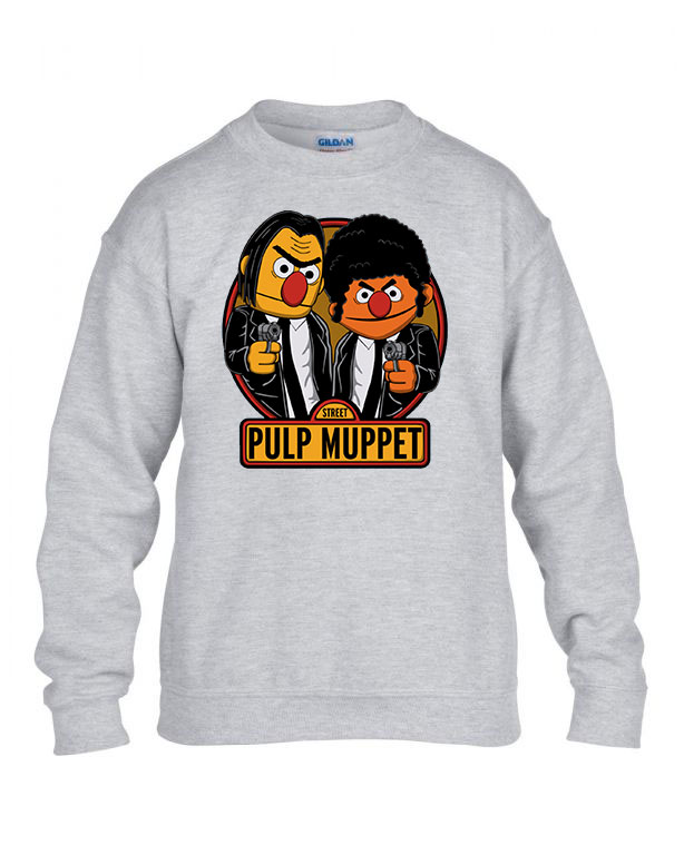 ponyvaregény muppets pulp fiction Sportszürke Gyerek Pulóver