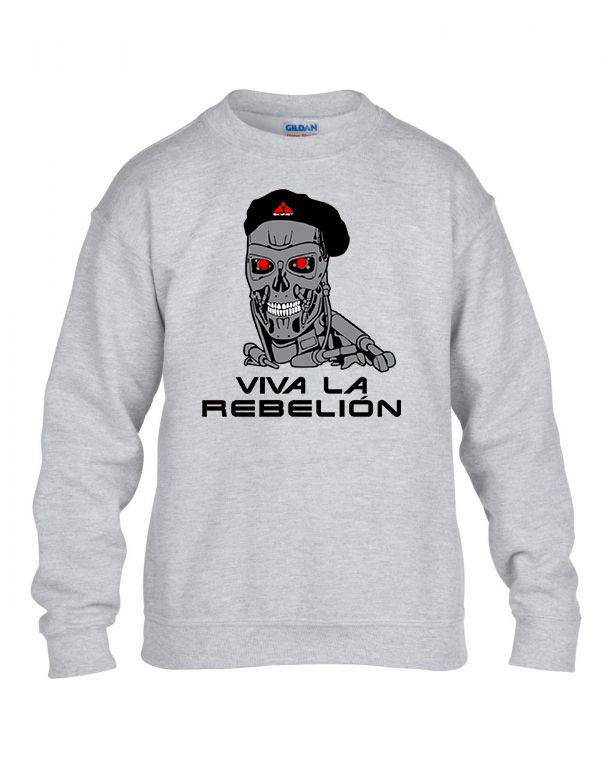 terminator Sportszürke Gyerek Pulóver
