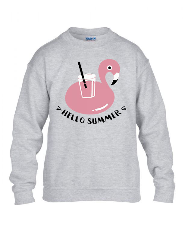 nyár nyaralás summer Sportszürke Gyerek Pulóver