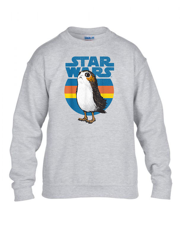 star wars porg Sportszürke Gyerek Pulóver