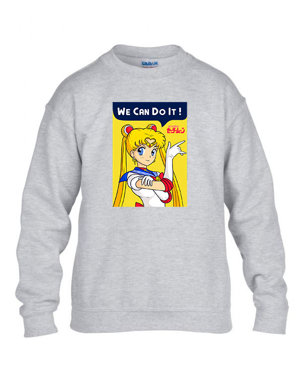 sailor moon Sportszürke Gyerek Pulóver