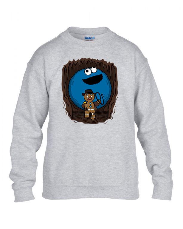 sütiszörny cookie monster Sportszürke Gyerek Pulóver